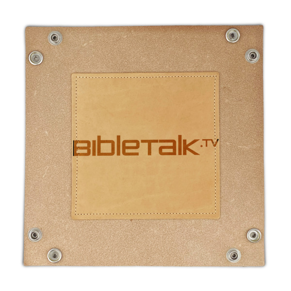 Custom Design - Genuine Leather Valet Trays - FRONT (flat)