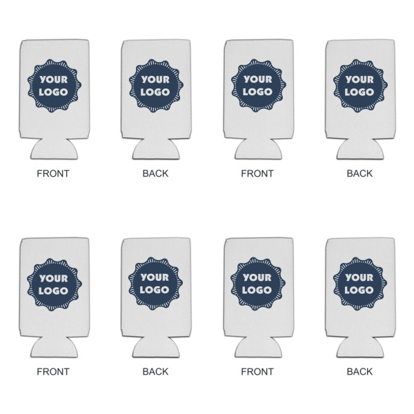 Custom Design - Can Cooler - 16oz - Set of 4 - Front & Back