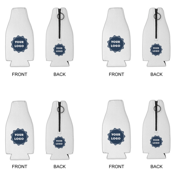 Custom Design - Zipper Bottle Cooler - Set of 4 - Approval