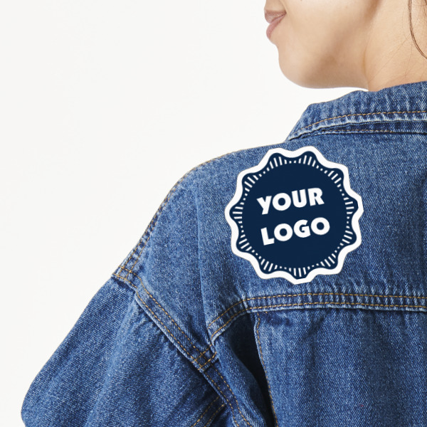 Custom Logo Twill Iron On Patch - Custom Shape