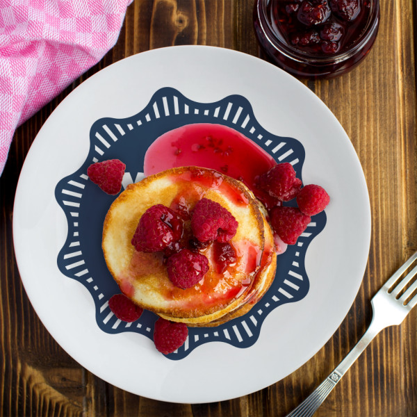 Custom Design - Melamine Plate 8 inches - LIFESTYLE