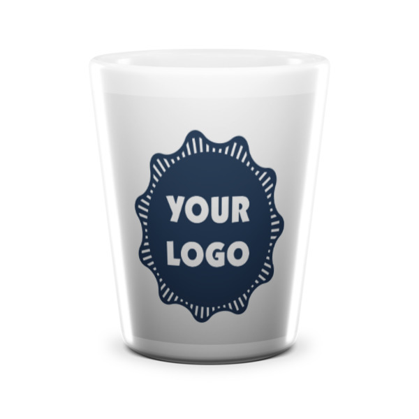 Custom Design - Ceramic Shot Glass - White - Front