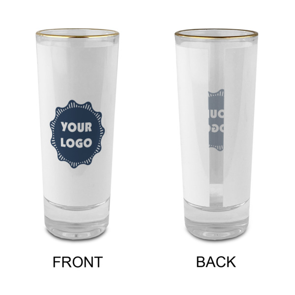 Custom Design - Glass Shot Glass - 2oz - Single - Front & Back