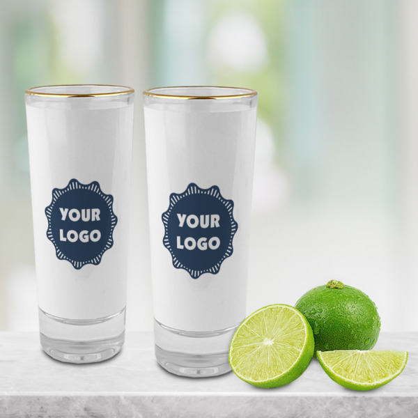 Custom Design - Glass Shot Glass - 2oz - Lifestyle