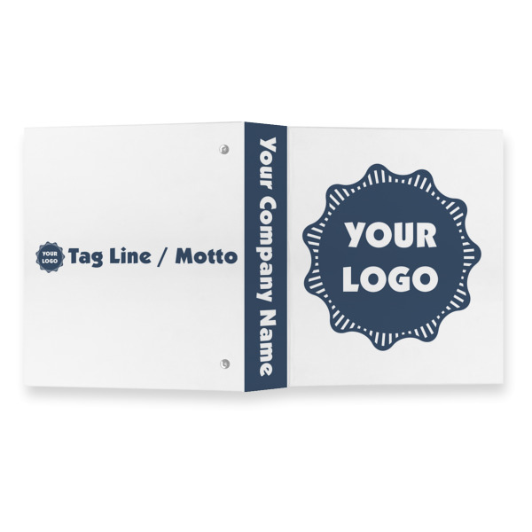 Custom Design - 3 Ring Binders - Full Wrap - 1" - Open Outside