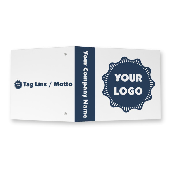 Custom Design - 3 Ring Binders - Full Wrap - 2" - Open Outside