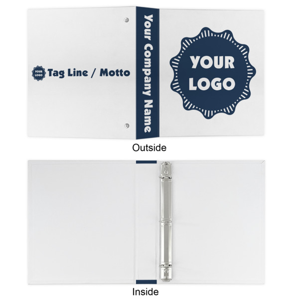 Custom Design - 3 Ring Binders - Full Wrap - 1" - Approval
