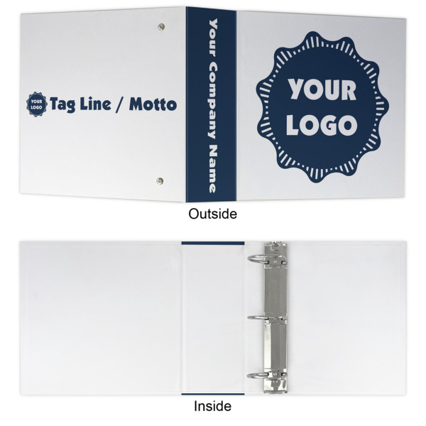 Custom Design - 3 Ring Binders - Full Wrap - 3" - Approval