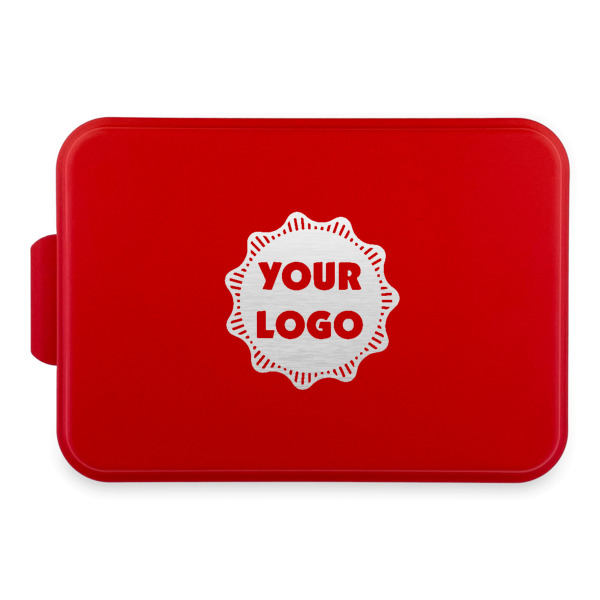 Custom Logo Aluminum Baking Pan with Red Lid