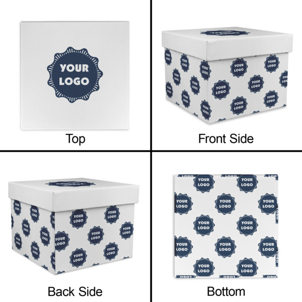 Custom Design - Gift Boxes with Lid - Canvas Wrapped - X-Large - Approval