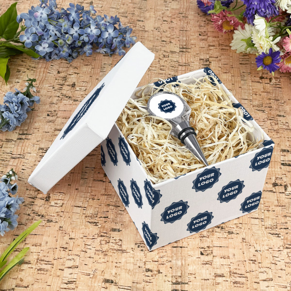 Custom Design - Gift Boxes with Lid - Canvas Wrapped - Medium - In Context