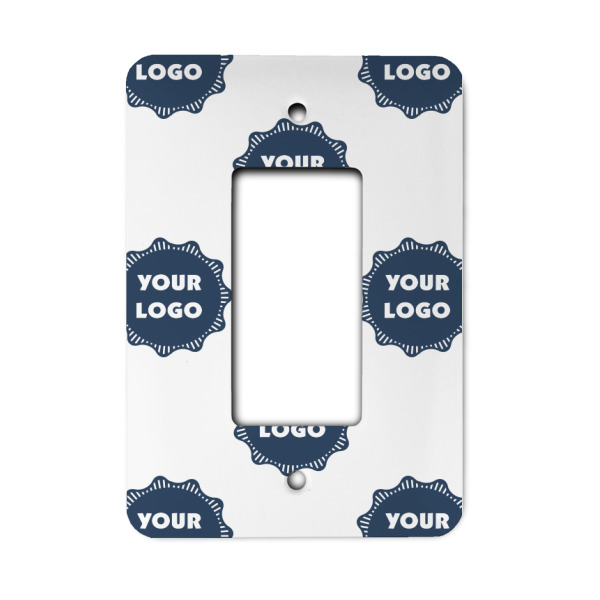 Custom Logo Rocker Style Light Switch Cover