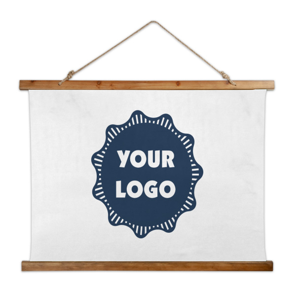 Custom Logo Wall Hanging Tapestry - Wide
