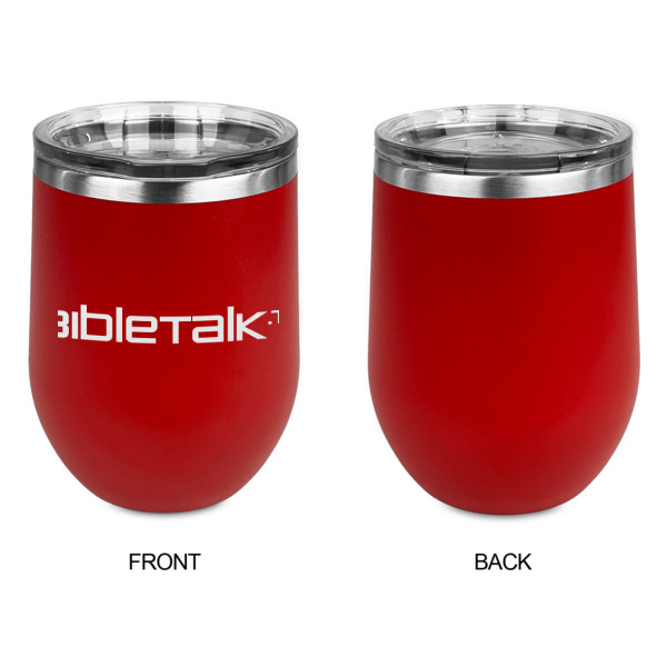 Custom Design - Stainless Wine Tumblers - Red - Single Sided - Approval