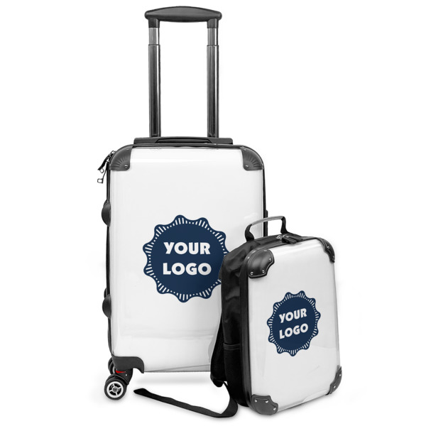 Custom Logo Kids 2-Piece Luggage Set - Suitcase & Backpack