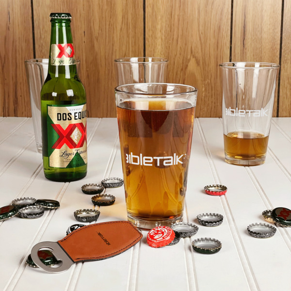 Custom Design - Pint Glasses - In Context