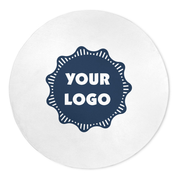 Custom Logo Round Indoor Area Rug - 5' - 60"