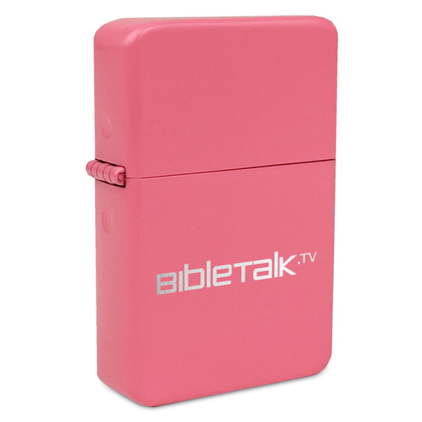 Custom Design - Windproof Lighters - Pink - Front/Main