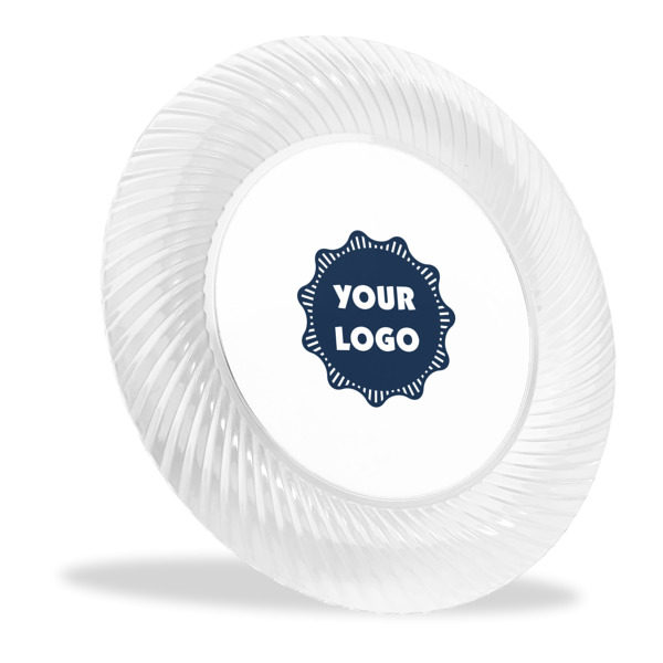 Custom Logo Plastic Party Dinner Plates - 10"