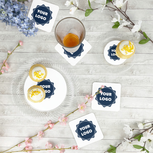 Custom Design - Plastic Party Appetizer & Dessert Plates - In Context