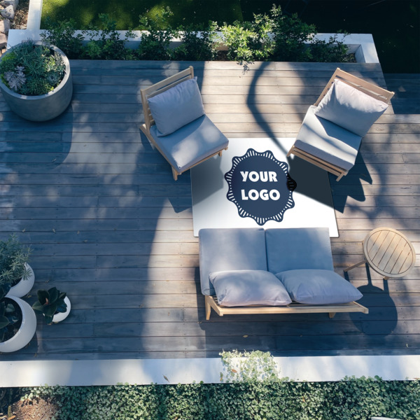 Custom Design - 4'x6' Patio Rug - In context