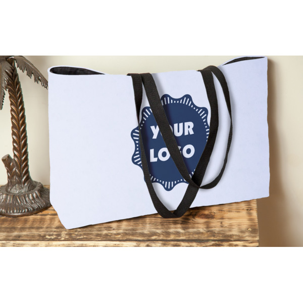 Custom Design - Tote w/Black Handles - Lifestyle View