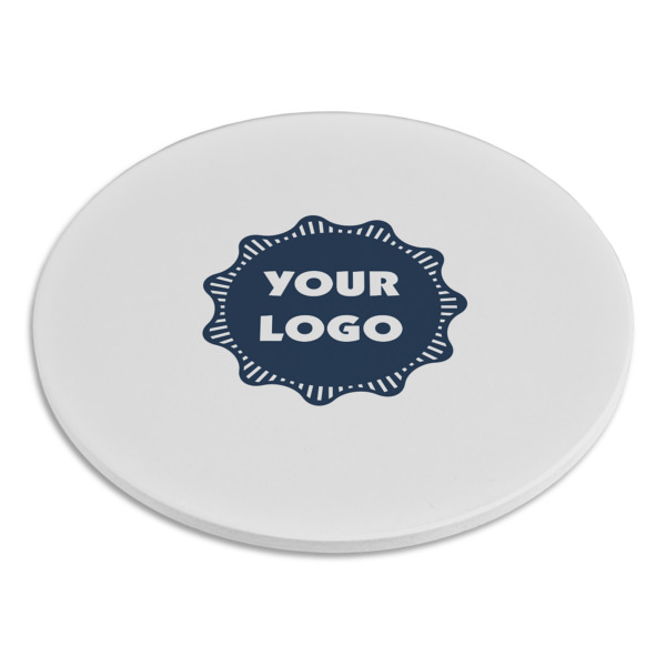 Custom Design - Round Stone Trivet - Angle View