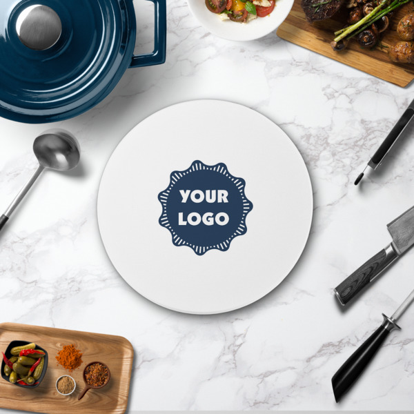 Custom Design - Round Stone Trivet - In Context View