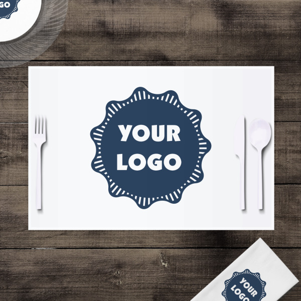 Custom Design - Disposable Paper Placemat - In Context