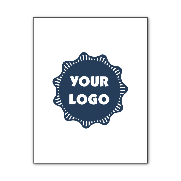 Custom Logo Wood Print - 11" x 14"