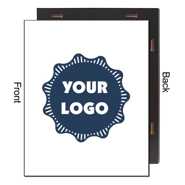 Custom Design - 16x20 Wood Print - Front & Back View