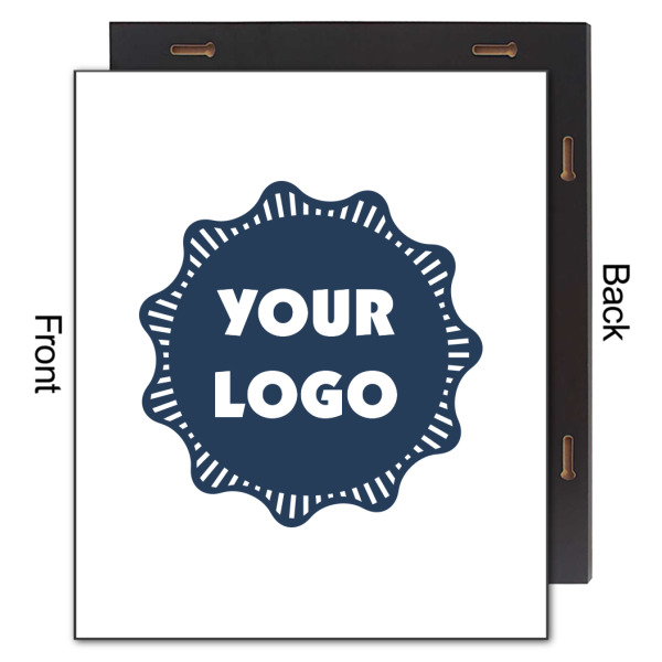 Custom Design - 20x24 Wood Print - Front & Back View