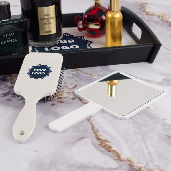 Custom Design - Hair Brush - With Hand Mirror