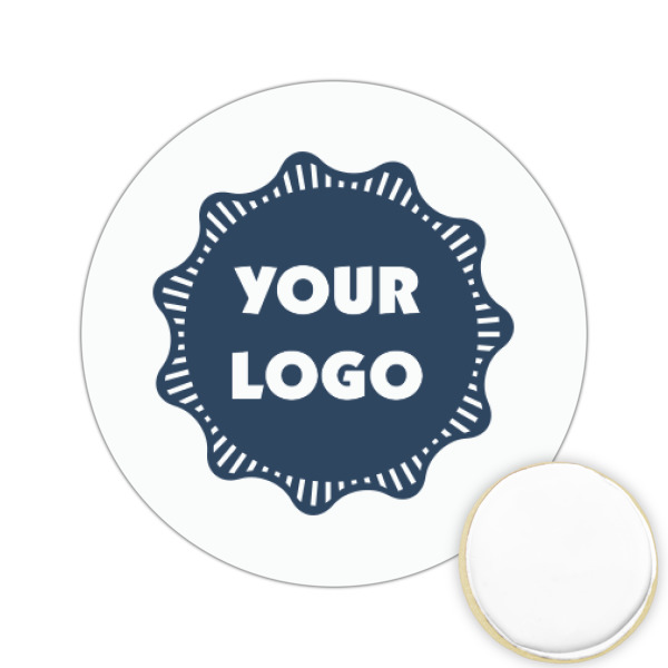 Custom Logo Printed Cookie Topper - 2.15"