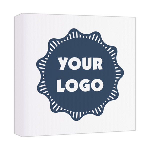 Custom Logo Canvas Print - 12" x 12"
