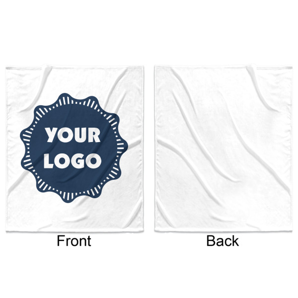 Custom Design - Minky Blanket - 50"x60" - Single Sided - Front & Back