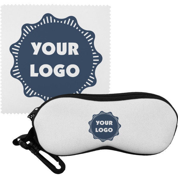 Custom Logo Eyeglass Case & Cloth