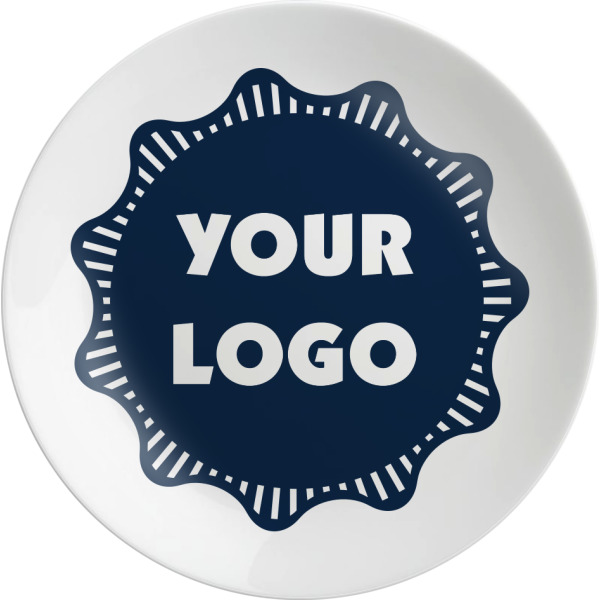 Custom Logo Melamine Plate - 10"