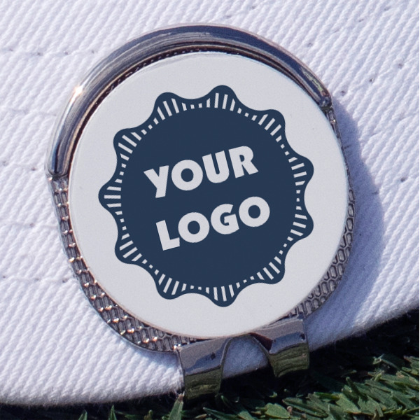 Custom Logo Golf Ball Marker - Hat Clip