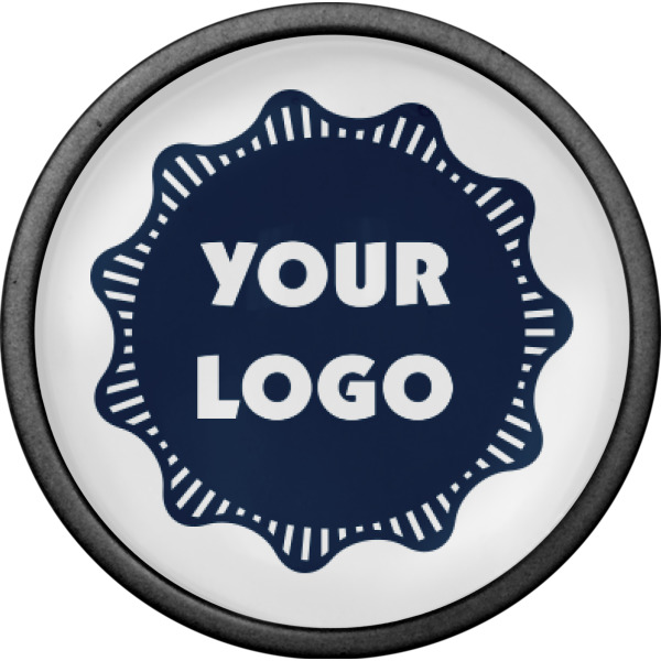 Custom Design - Cabinet Knob - Black - Front