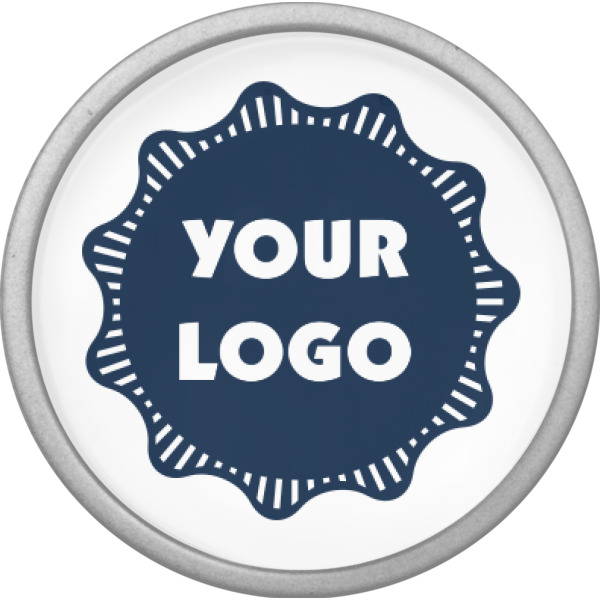 Custom Design - Cabinet Knob - Nickel - Front