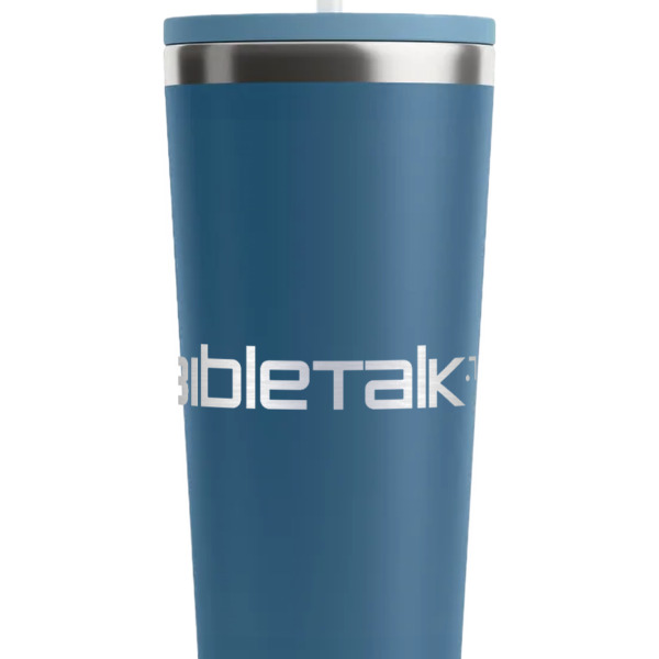 Custom Design - Steel Blue RTIC Everyday Tumbler - 28 oz. - Close Up
