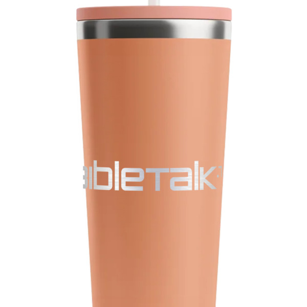 Custom Design - Peach RTIC Everyday Tumbler - 28 oz. - Close Up