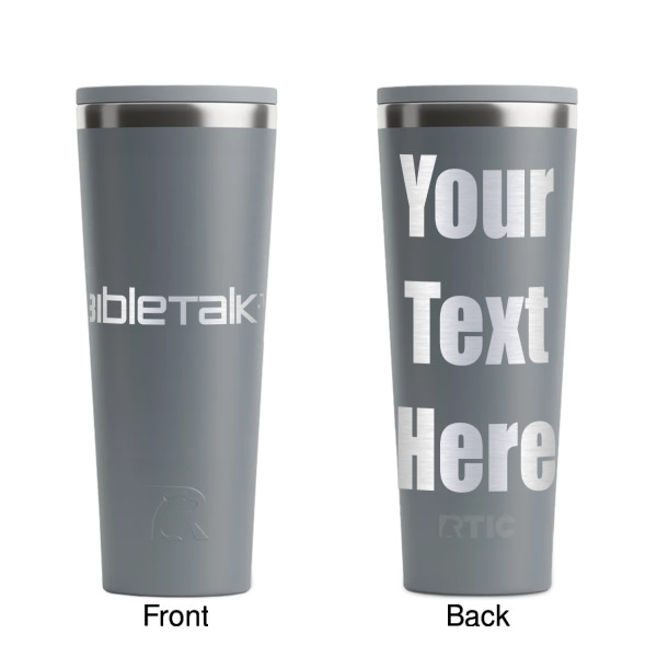 Custom Design - Grey RTIC Everyday Tumbler - 28 oz. - Front and Back