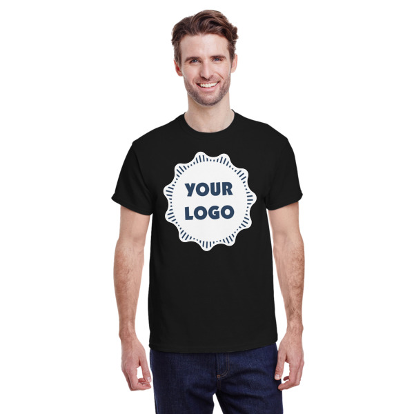 Custom Logo T-Shirt - Black