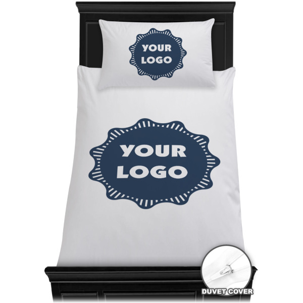 Custom Design - Bedding Set - Twin - Duvet - On Bed