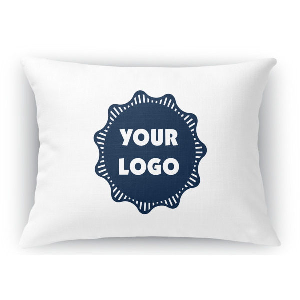 Custom Logo Rectangular Throw Pillow Case