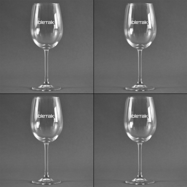 Custom Design - Set of Four Personalized Wineglasses - Approval