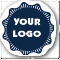 Logo Twill Iron On Patch - Custom Shape - Large - Single