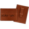Logo Leatherette Wallet with Money Clip